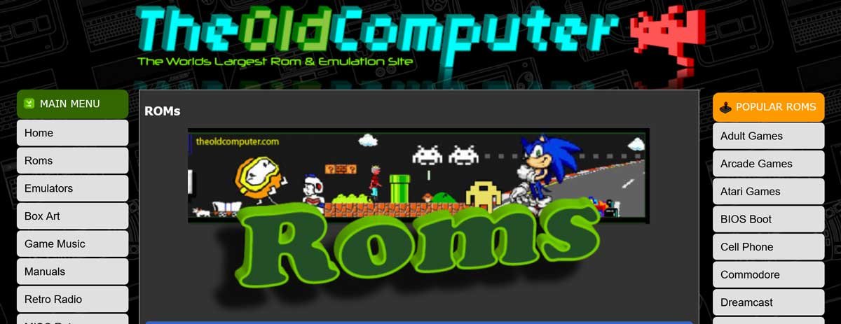 Old computer ROMs