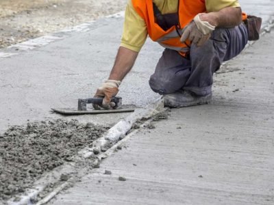 Cracked Concrete Floor and Walls