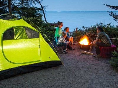 weekend camping trip