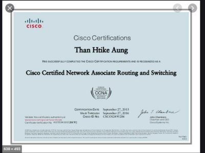 Cisco Certification Valid