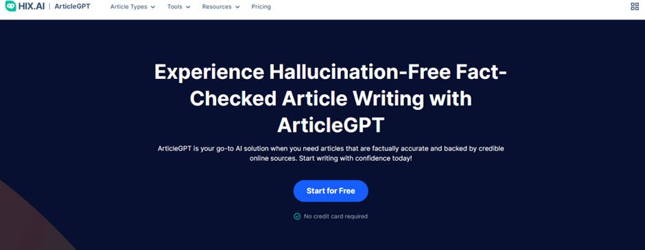 ArticleGPT Overview: Get Hallucination-Free AI Articles Easily