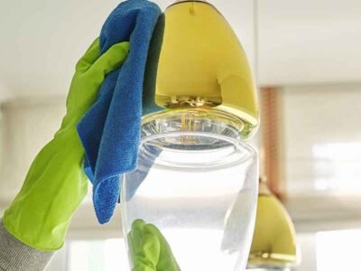 How to Clean and Care for Rental Light Fixtures