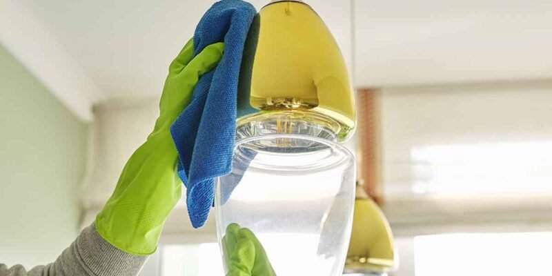 How to Clean and Care for Rental Light Fixtures